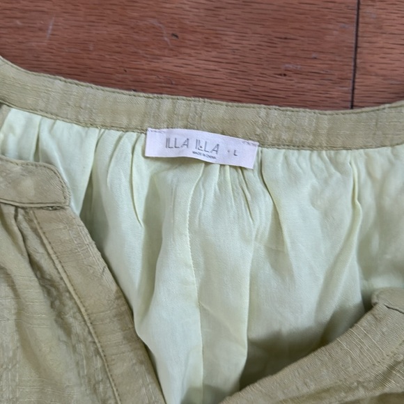 Illa Illa | Spring Green Romper | 💯 Cotton | size L - Picture 5 of 7